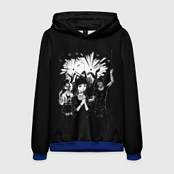 Толстовка-худи мужская 00:01, цвет: 3D-синий