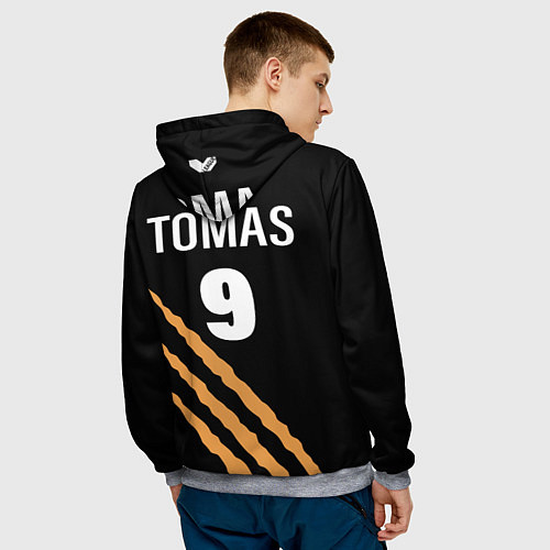Мужская толстовка 9 MSBY BLACK JACKALS / 3D-Меланж – фото 4