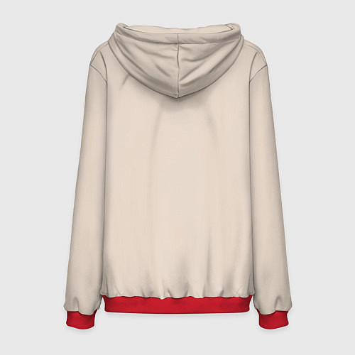 Мужская толстовка Милый Ктулху / 3D-Красный – фото 2