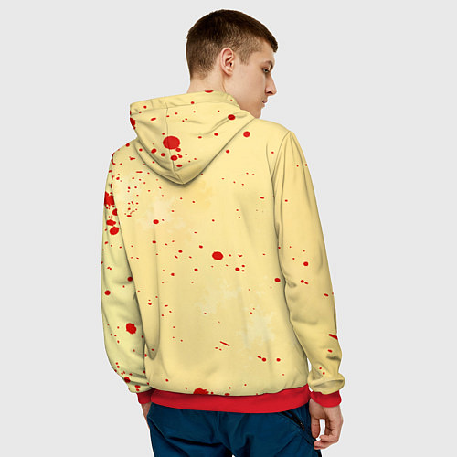 Мужская толстовка Нико Робин One Piece / 3D-Красный – фото 4