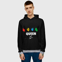 Толстовка-худи мужская Hot Space, цвет: 3D-меланж — фото 2