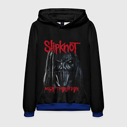 Толстовка-худи мужская MICK THOMPSON SLIPKNOT СЛИПКНОТ Z, цвет: 3D-синий