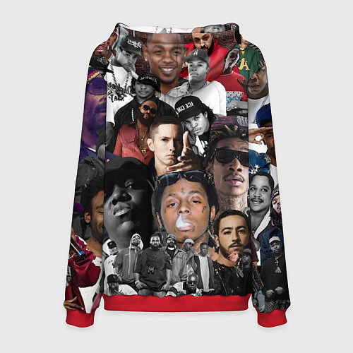 Мужская толстовка Короли Рэпа KING RAP / 3D-Красный – фото 2
