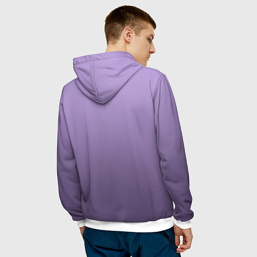 Мужская толстовка Аниме Да, я паук, и что? / 3D-Белый – фото 4