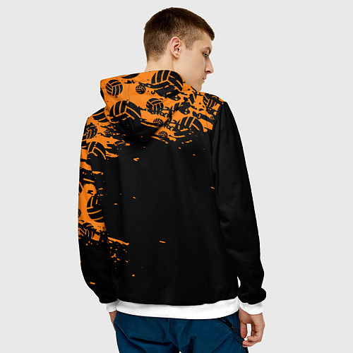 Мужская толстовка KARASUNO КАРАСУНО / 3D-Белый – фото 4