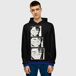 Толстовка-худи мужская Нагаторо Nagatoro, цвет: 3D-синий — фото 2