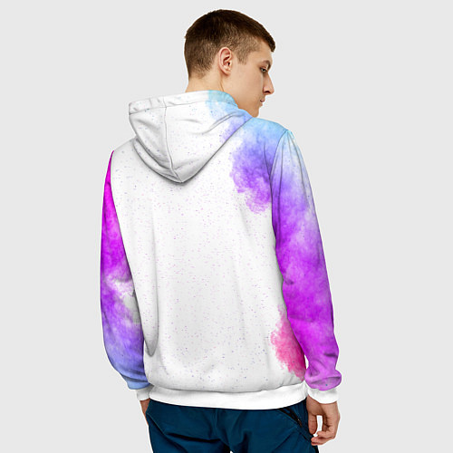 Мужская толстовка Doki Doki Доки Доки Z / 3D-Белый – фото 4