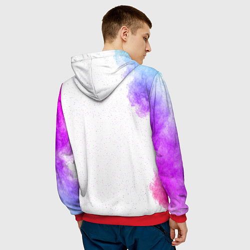 Мужская толстовка Doki Doki Доки Доки Z / 3D-Красный – фото 4