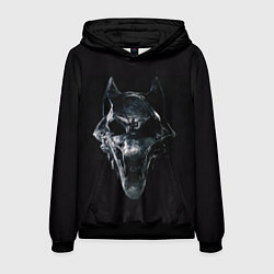 Толстовка-худи мужская Ведьмак Кошмар волка, цвет: 3D-черный