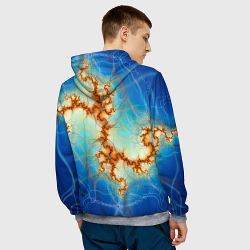 Мужская толстовка Абстрактное представление / 3D-Меланж – фото 4