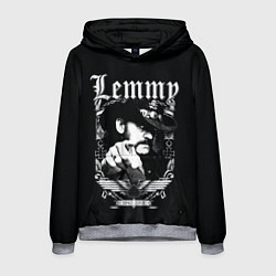 Толстовка-худи мужская RIP Lemmy, цвет: 3D-меланж