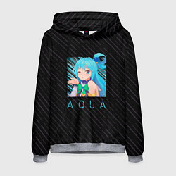 Мужская толстовка Аква Aqua Коносуба KonoSuba