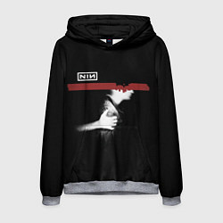 Толстовка-худи мужская Nine Inch Nails, цвет: 3D-меланж
