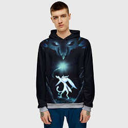 Толстовка-худи мужская Дух-хранитель Ори, цвет: 3D-меланж — фото 2