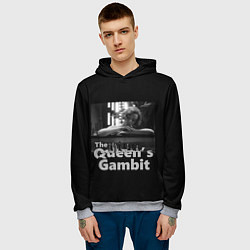 Толстовка-худи мужская Sad Queen, цвет: 3D-меланж — фото 2