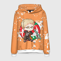 Мужская толстовка Tsukishima Kei Haikyu Волейбол Z