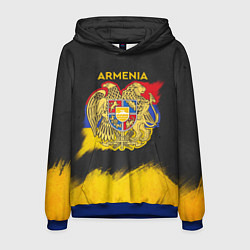 Мужская толстовка Yellow and Black Armenia