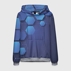 Мужская толстовка Шестиугольники