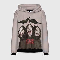 Толстовка-худи мужская Ozzy Osbourne, цвет: 3D-черный