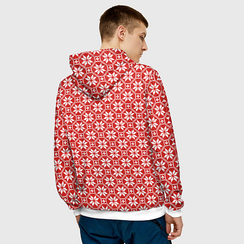 Мужская толстовка Алатырь / 3D-Белый – фото 4