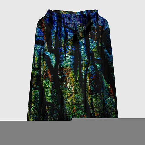 Мужская толстовка Разноцветная гора / 3D-Красный – фото 2