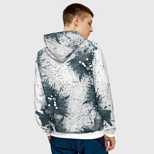 Мужская толстовка CS GO - Контра / 3D-Белый – фото 4