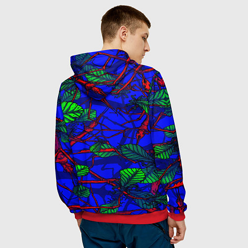 Мужская толстовка FAMAS Ghost Insects / 3D-Красный – фото 4