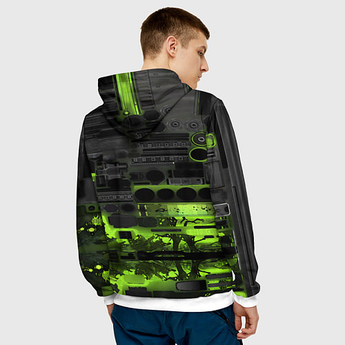 Мужская толстовка VIRUS ВИРУС CS / 3D-Белый – фото 4