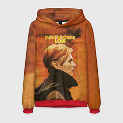 Толстовка-худи мужская Low - David Bowie, цвет: 3D-красный