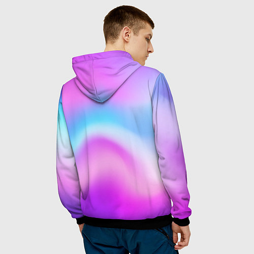 Мужская толстовка Мороженое Ice Scream Череп Z / 3D-Черный – фото 4