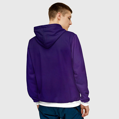 Мужская толстовка Deep Purple - Live at Montreux 1996 / 3D-Белый – фото 4