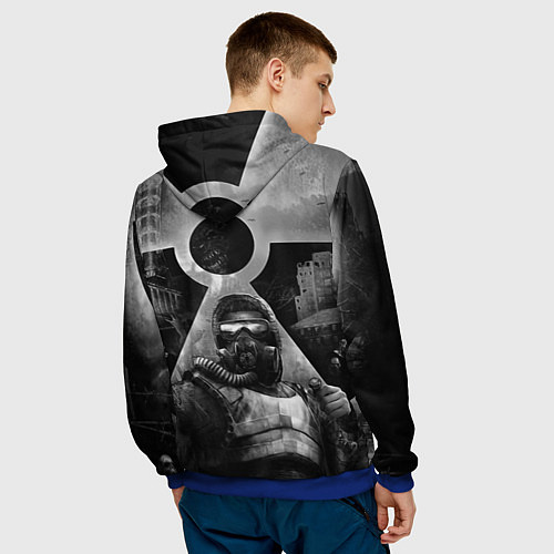 Мужская толстовка STALKER SHADOW OF CHERNOBYL СТАЛКЕР ТЕНИ ЧЕРНОБЫЛЯ / 3D-Синий – фото 4