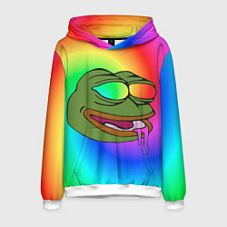 Мужская толстовка Pepe rainbow