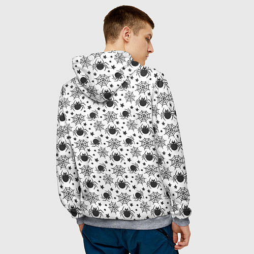 Мужская толстовка Patern Halloween 9 / 3D-Меланж – фото 4