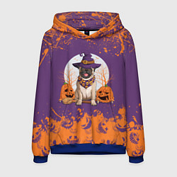 Мужская толстовка Мопс на хэллоуин