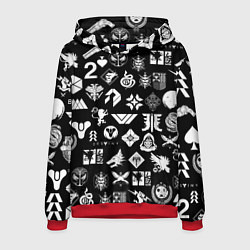 Мужская толстовка DESTINY 2 PATTERN GAME LOGO ДЕСТИНИ 2 ПАТТЕРН СИМВ