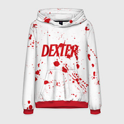 Мужская толстовка Dexter logo Декстер брызги крови