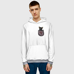 Толстовка-худи мужская Милашка в кормашке, цвет: 3D-меланж — фото 2