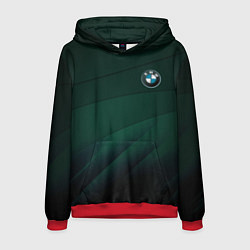 Толстовка-худи мужская GREEN BMW, цвет: 3D-красный