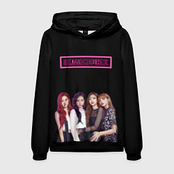 Толстовка-худи мужская BLACKPINK NEON, цвет: 3D-черный