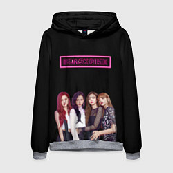 Толстовка-худи мужская BLACKPINK NEON, цвет: 3D-меланж