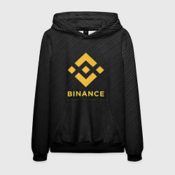 Мужская толстовка БИНАНС ЛОГО CARBON BINANCE LOGO