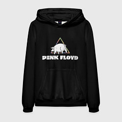 Толстовка-худи мужская PINK FLOYD PIG, цвет: 3D-черный