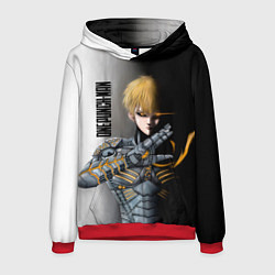 Мужская толстовка Металлическое тело Геноса One Punch-Man