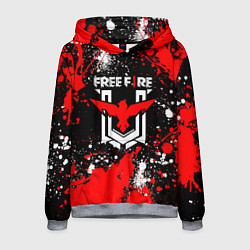 Мужская толстовка Free Fire: Брызги и капли красок