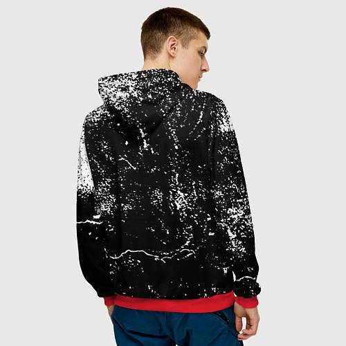 Мужская толстовка PYROKINESIS: / 3D-Красный – фото 4