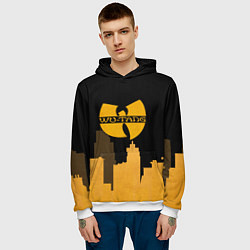 Толстовка-худи мужская WU-TANG CLAN CITY, цвет: 3D-белый — фото 2