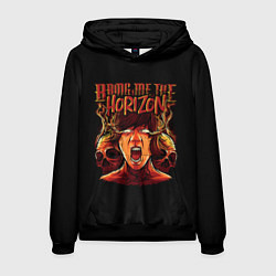 Толстовка-худи мужская BMTH BRING ME THE HORIZON, цвет: 3D-черный