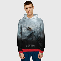 Толстовка-худи мужская Победа над драконом, цвет: 3D-красный — фото 2