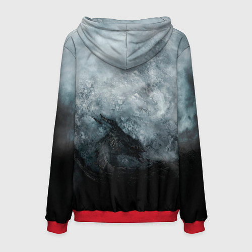Мужская толстовка Победа над драконом / 3D-Красный – фото 2